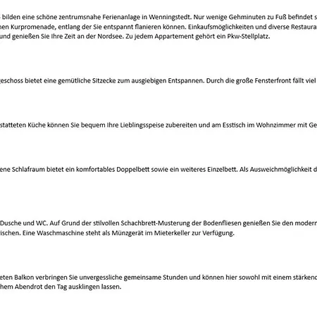 Daire Risgap 5a, App 28 Wenningstedt-Braderup